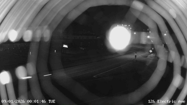 time-lapse frame, Electric Avenue - Lewistown webcam