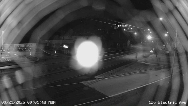 time-lapse frame, Electric Avenue - Lewistown webcam