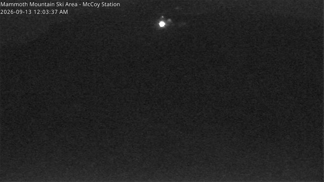 time-lapse frame, Mammoth McCoy webcam