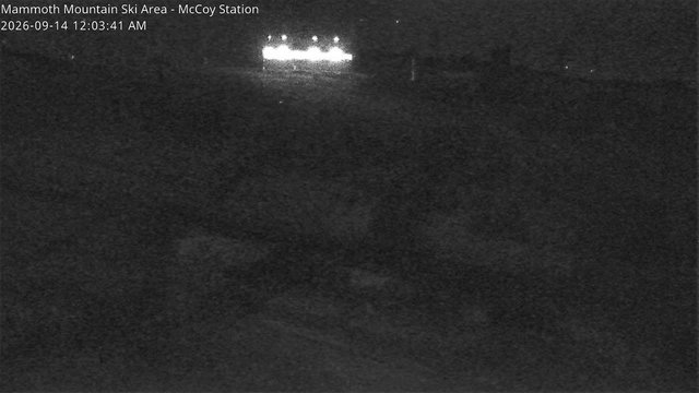 time-lapse frame, Mammoth McCoy webcam