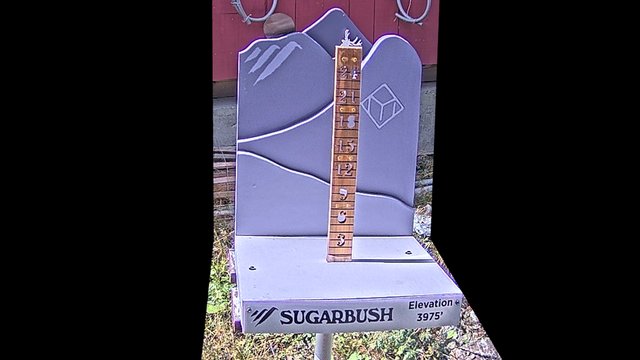 view from Sugarbush Summit Snow Stake on 2026-09-18