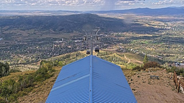 view from Steamboat Thunderhead on 2026-09-13