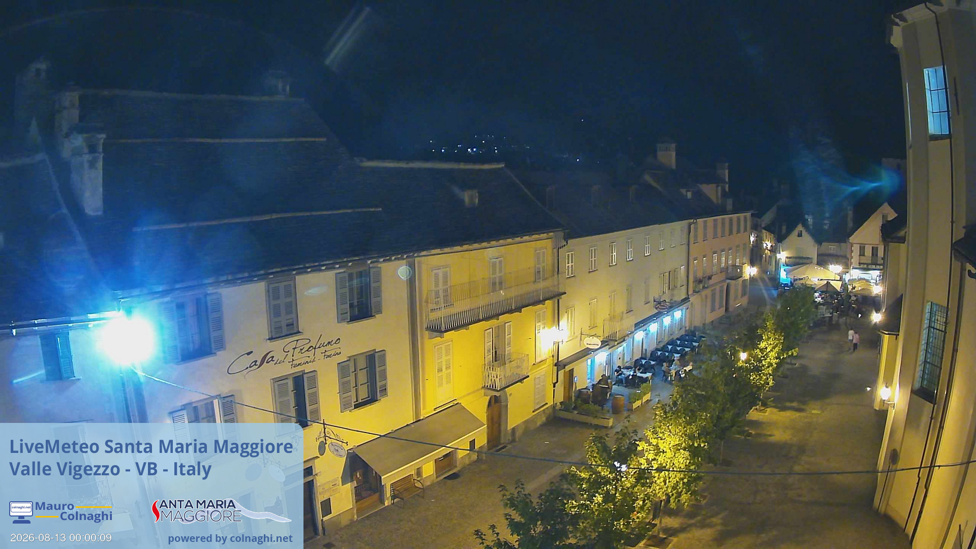 time-lapse frame, Santa Maria webcam