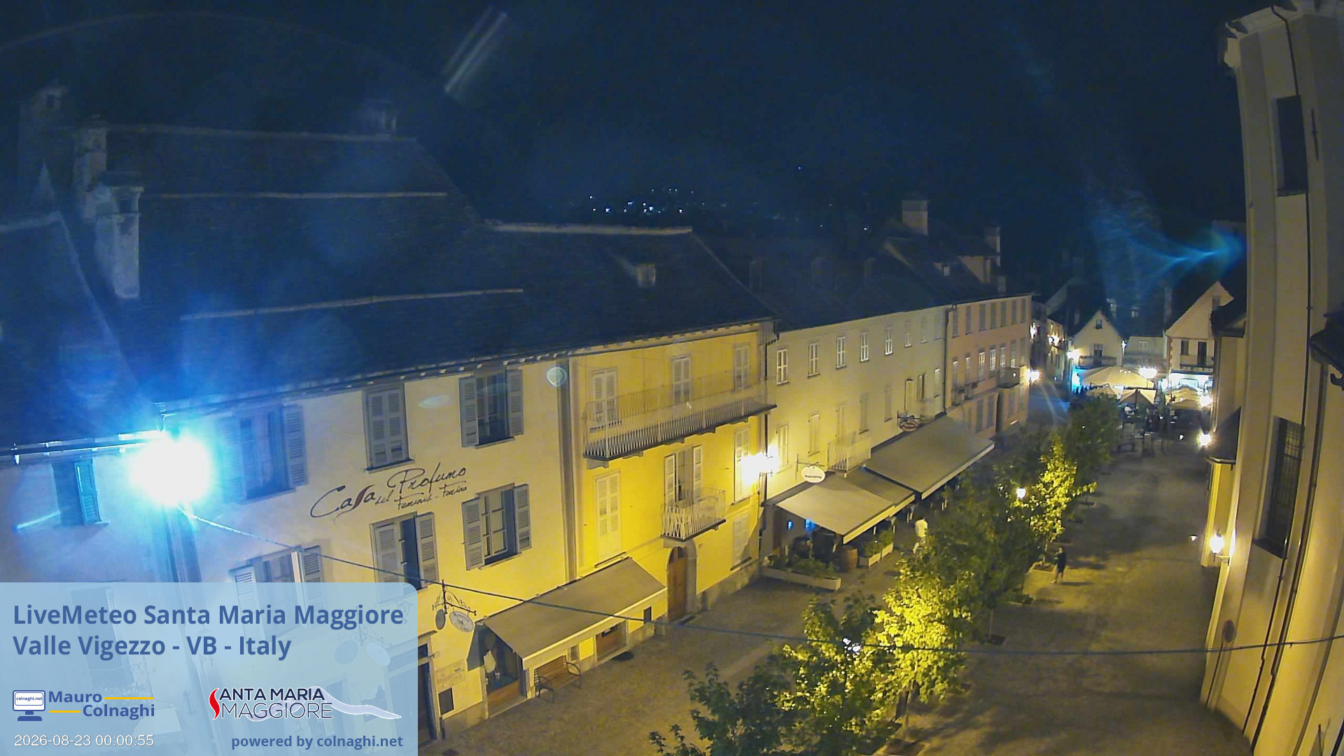 time-lapse frame, Santa Maria webcam