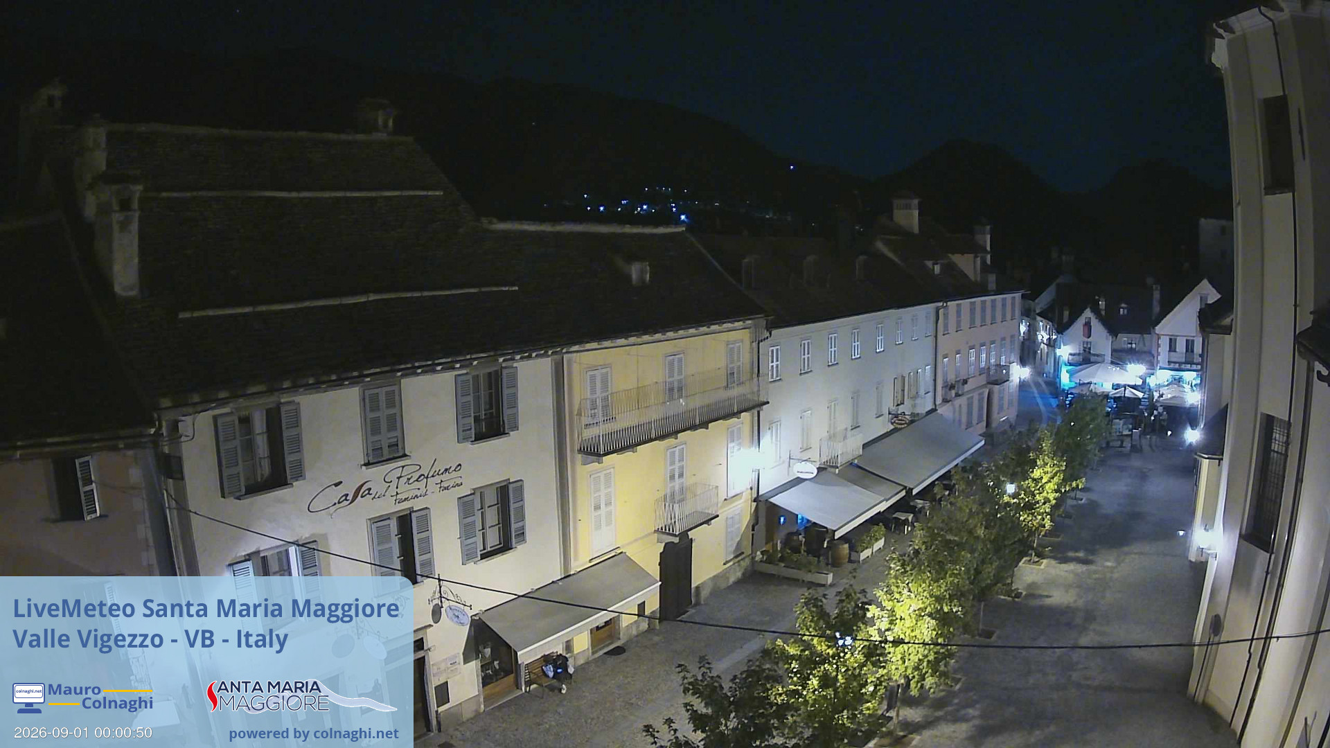 time-lapse frame, Santa Maria webcam