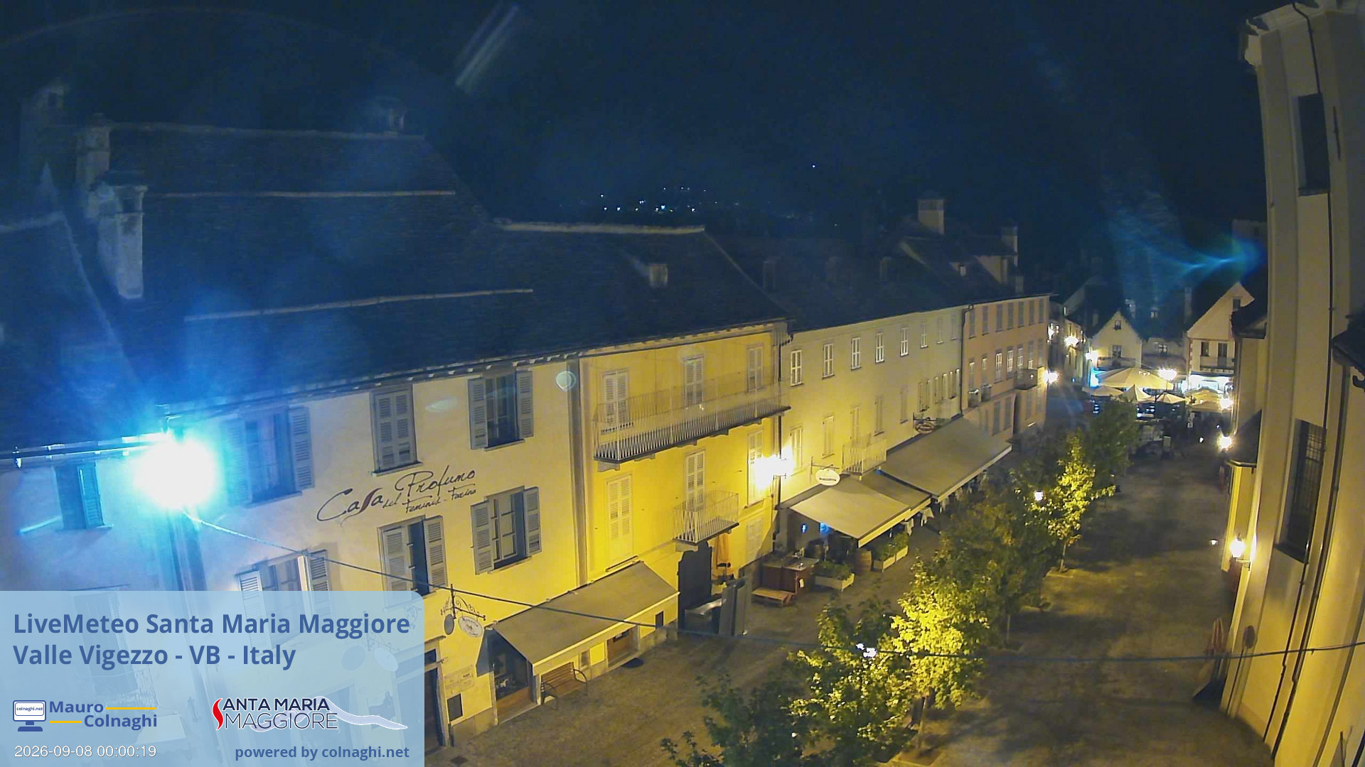 time-lapse frame, Santa Maria webcam