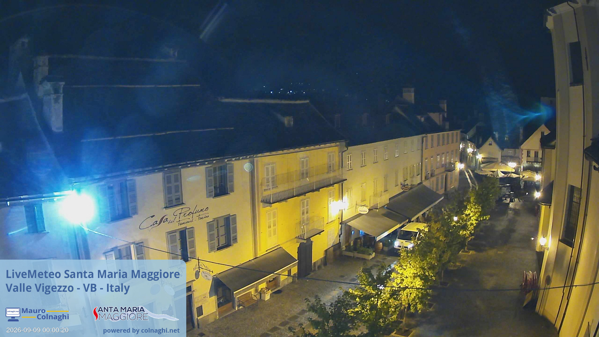 time-lapse frame, Santa Maria webcam