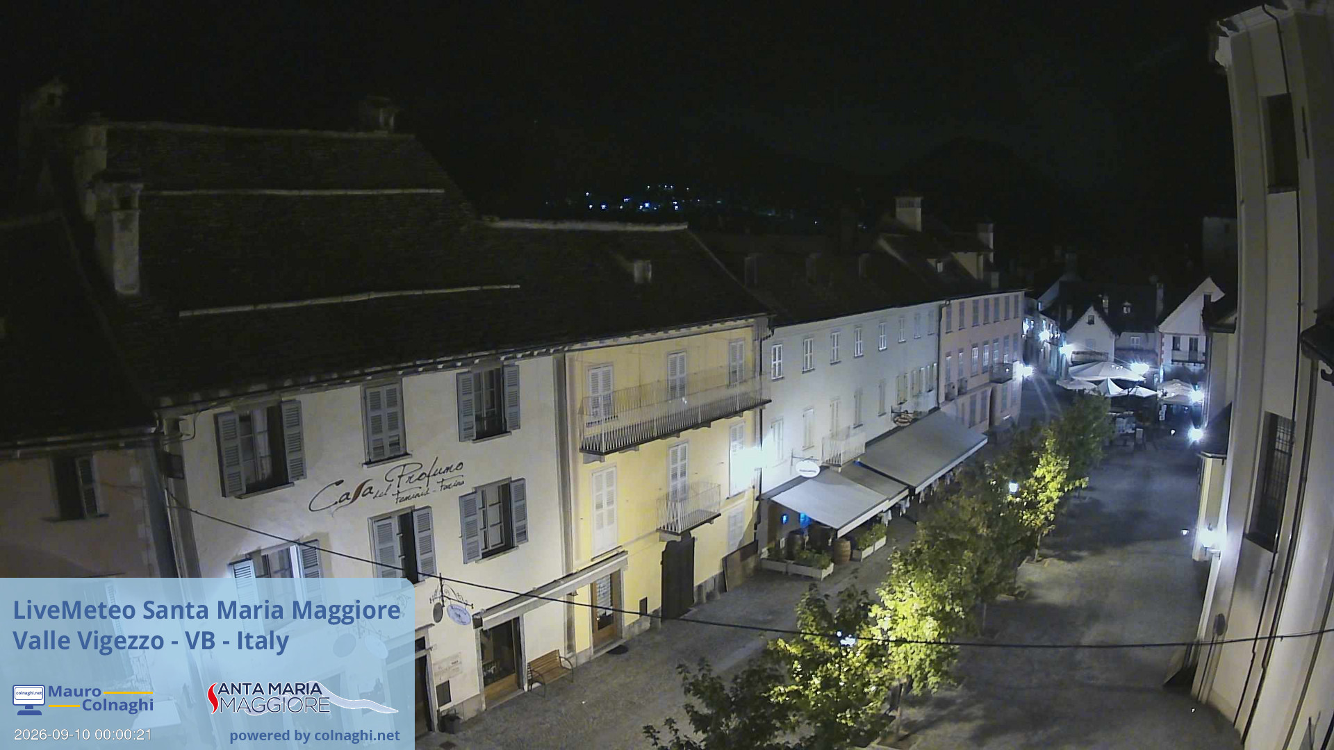 time-lapse frame, Santa Maria webcam