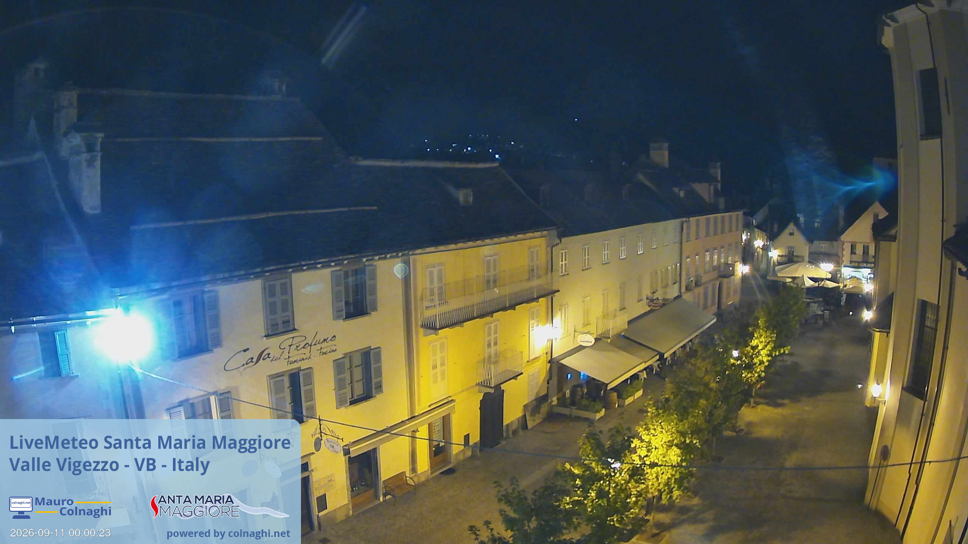 time-lapse frame, Santa Maria webcam