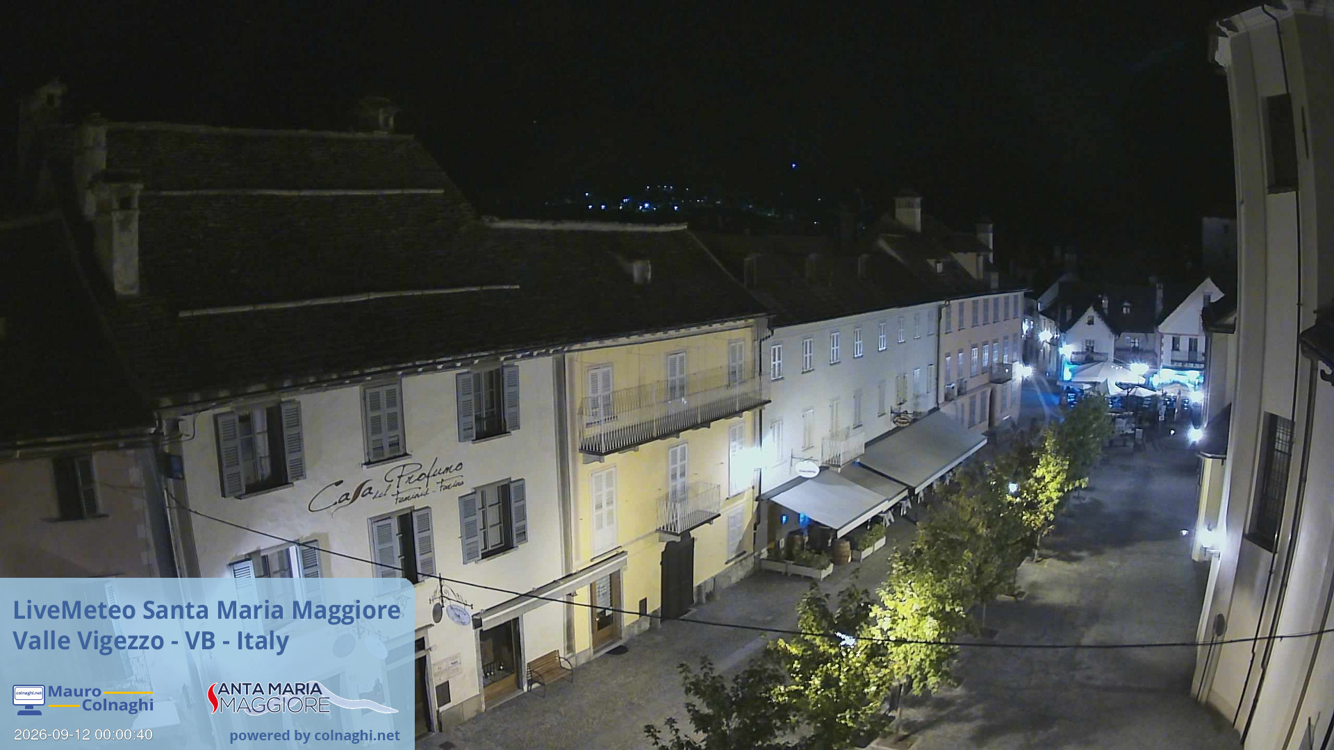time-lapse frame, Santa Maria webcam