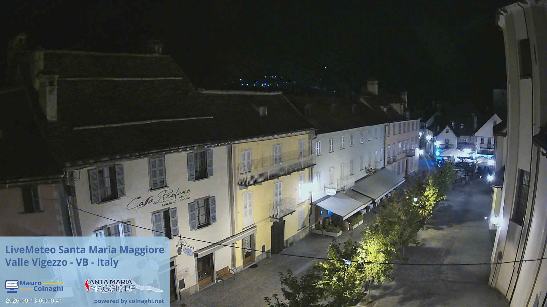 time-lapse frame, Santa Maria webcam