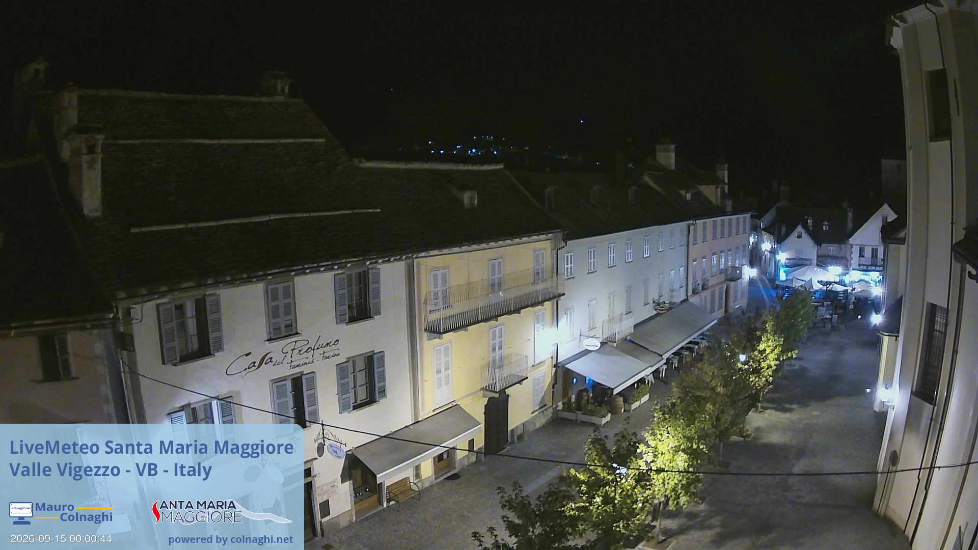 time-lapse frame, Santa Maria webcam