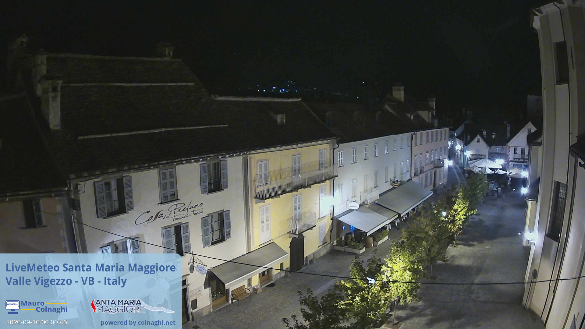 time-lapse frame, Santa Maria webcam