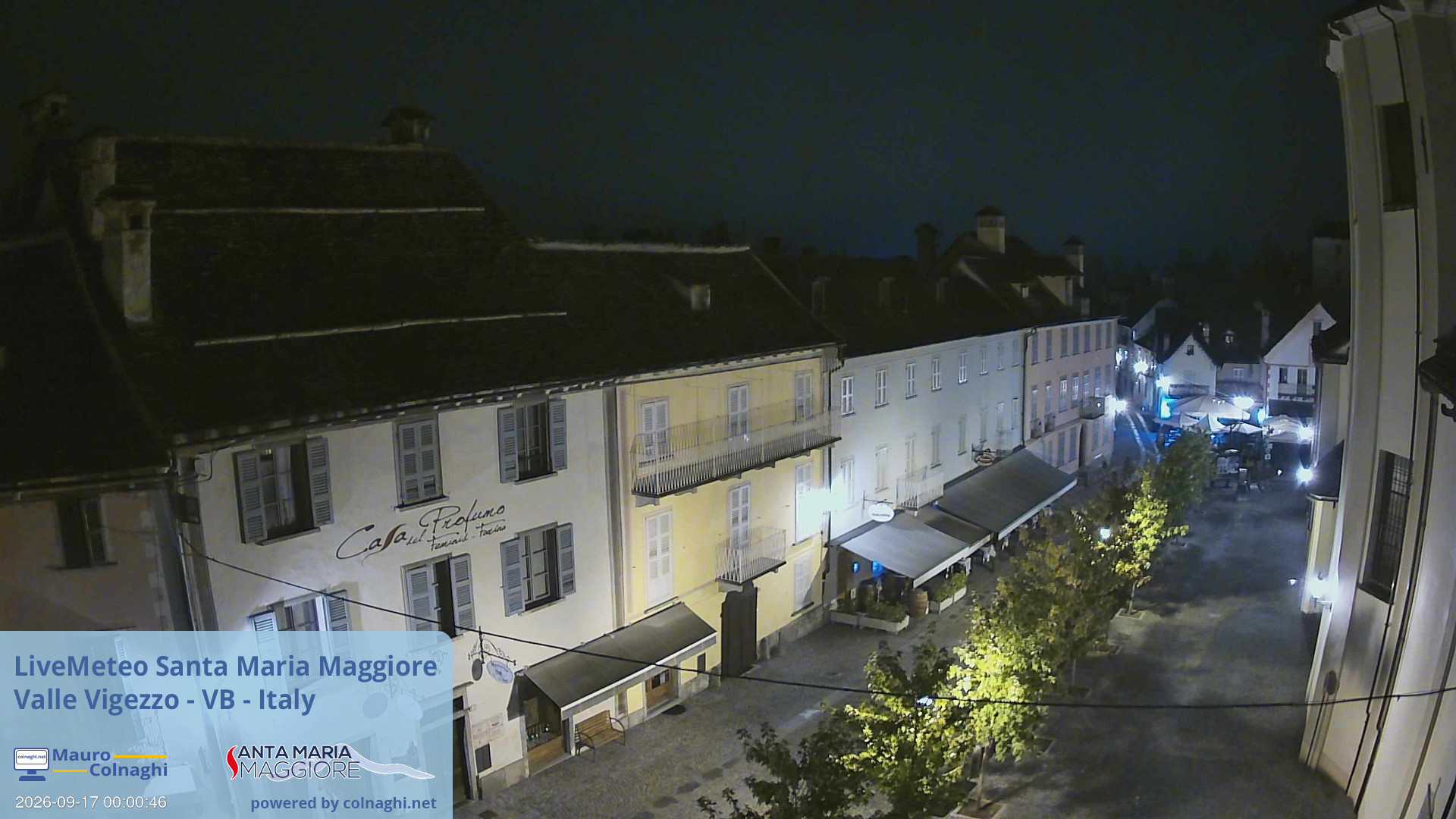 time-lapse frame, Santa Maria webcam