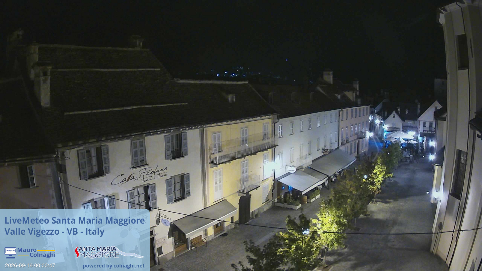 time-lapse frame, Santa Maria webcam