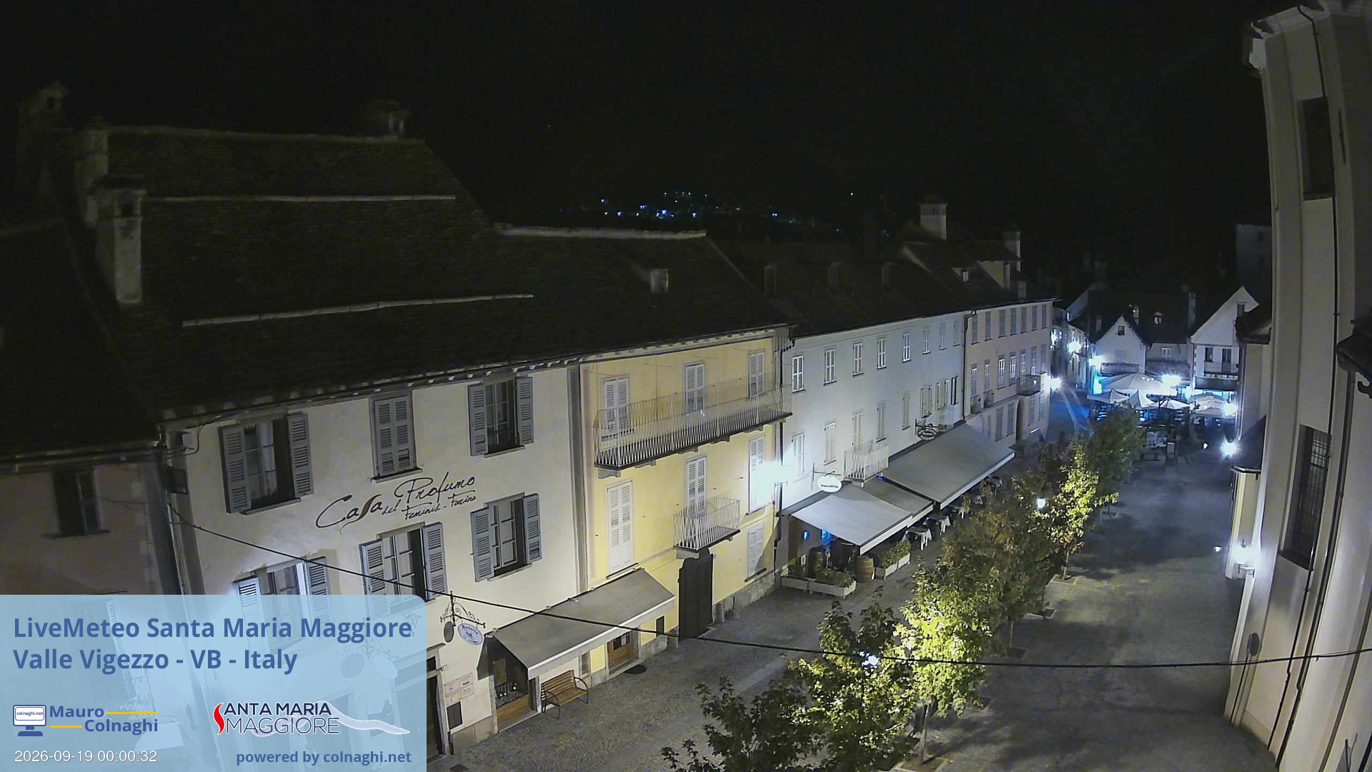 time-lapse frame, Santa Maria webcam