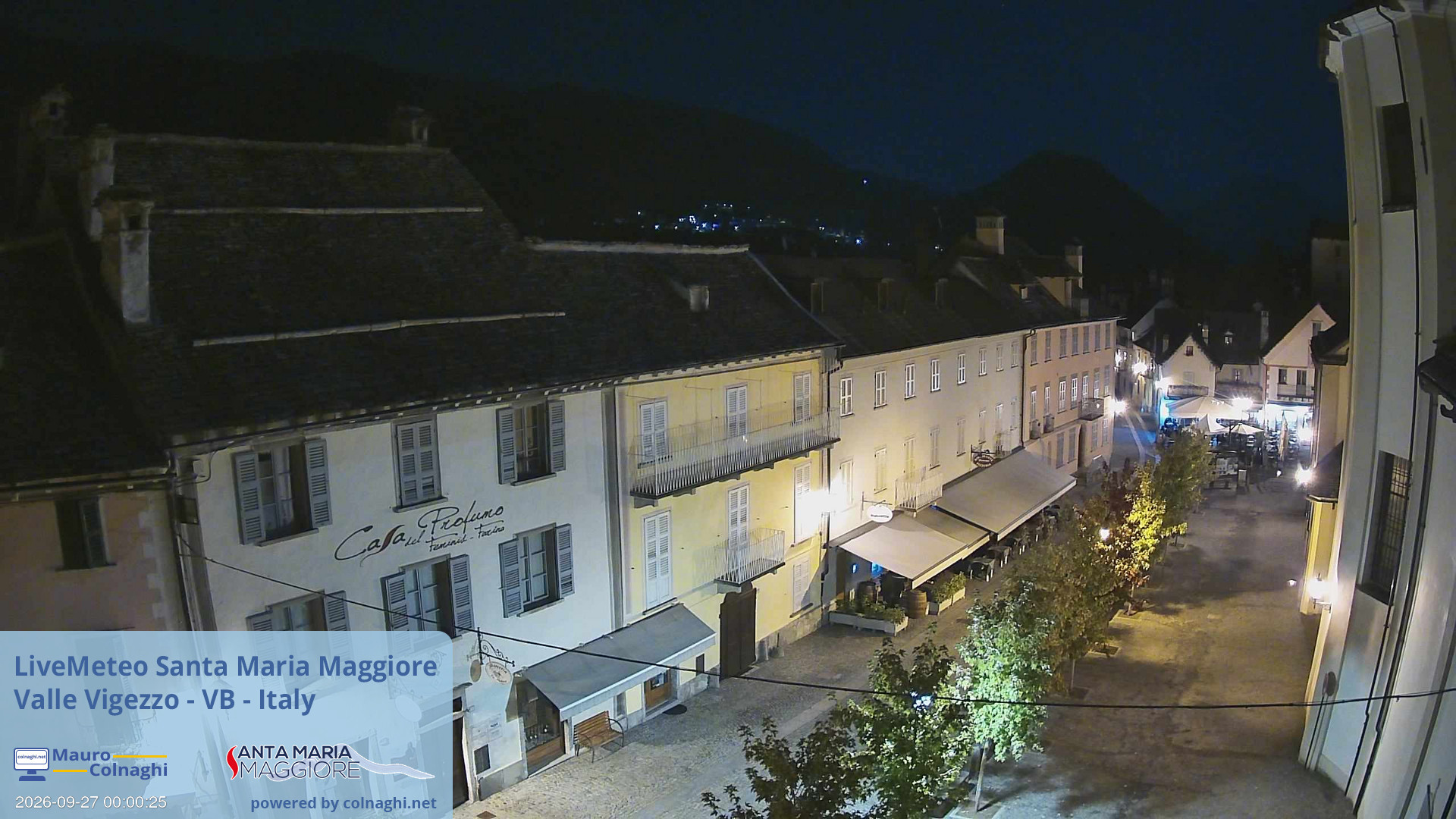 time-lapse frame, Santa Maria webcam