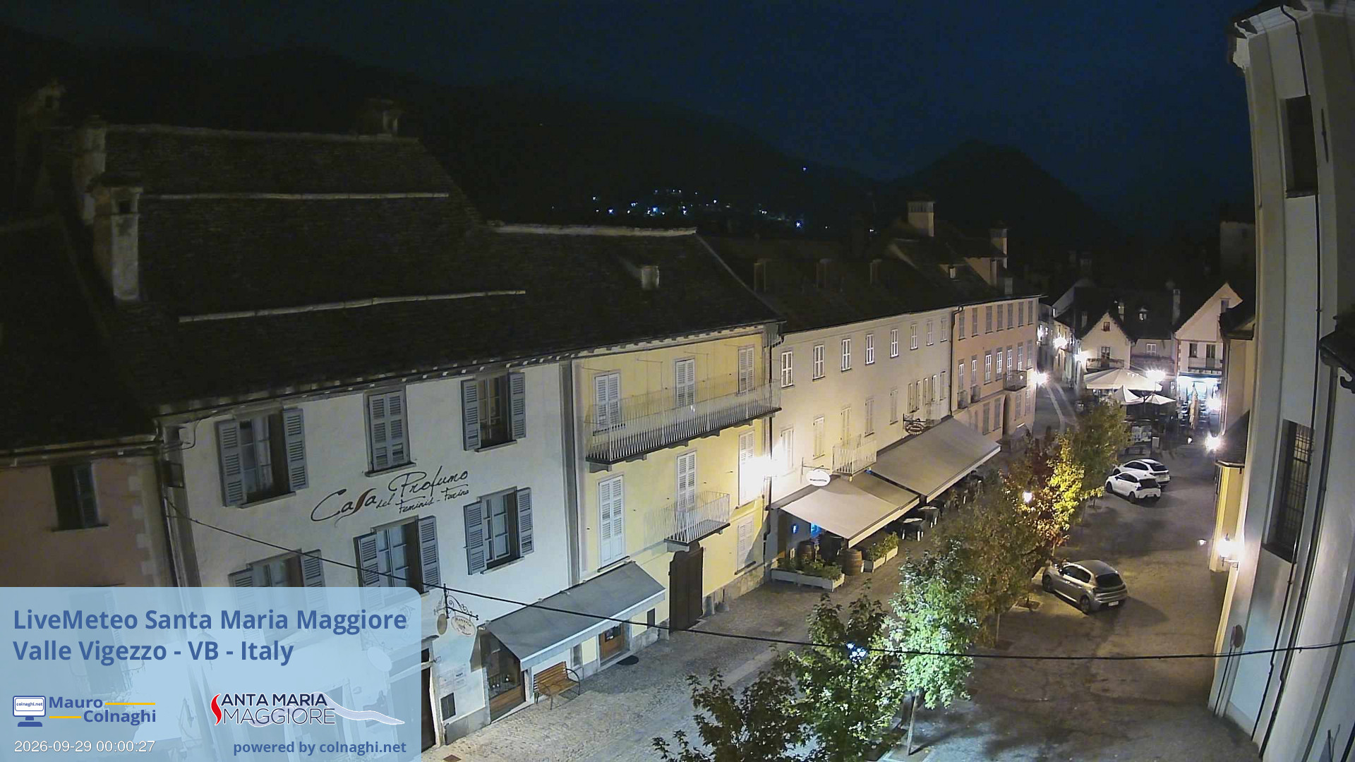 time-lapse frame, Santa Maria webcam