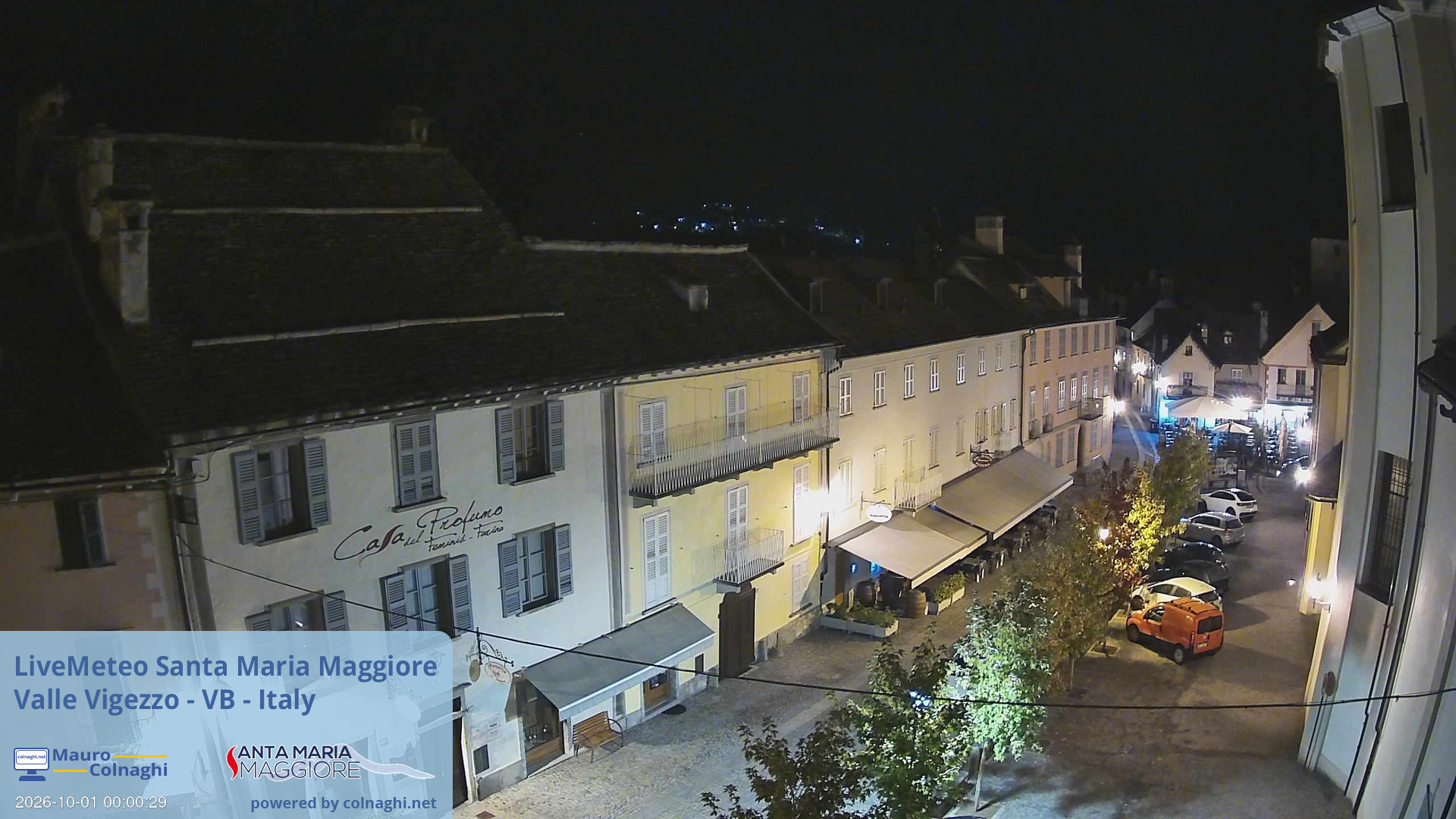 time-lapse frame, Santa Maria webcam