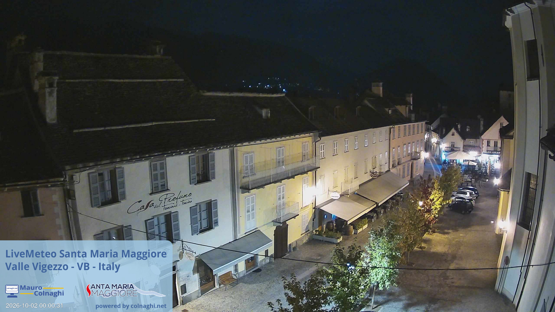 time-lapse frame, Santa Maria webcam