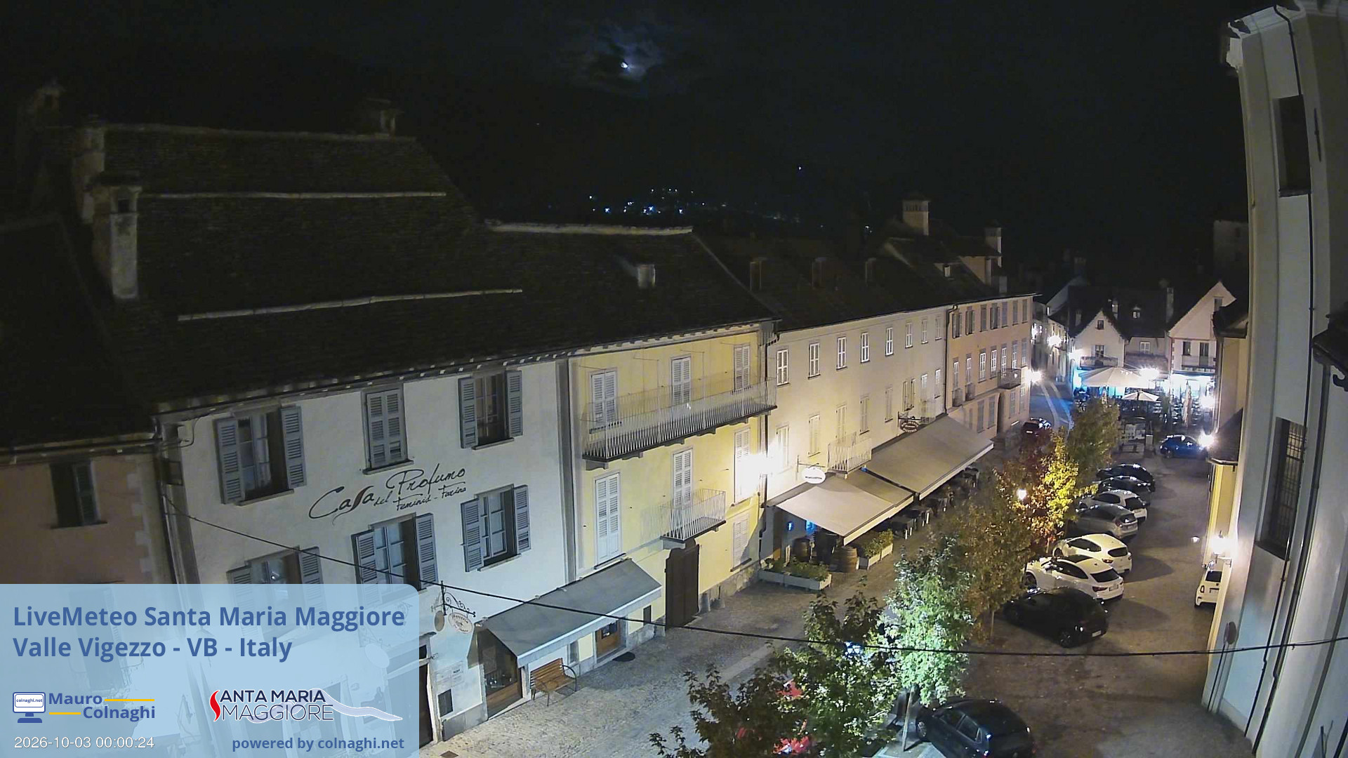 time-lapse frame, Santa Maria webcam