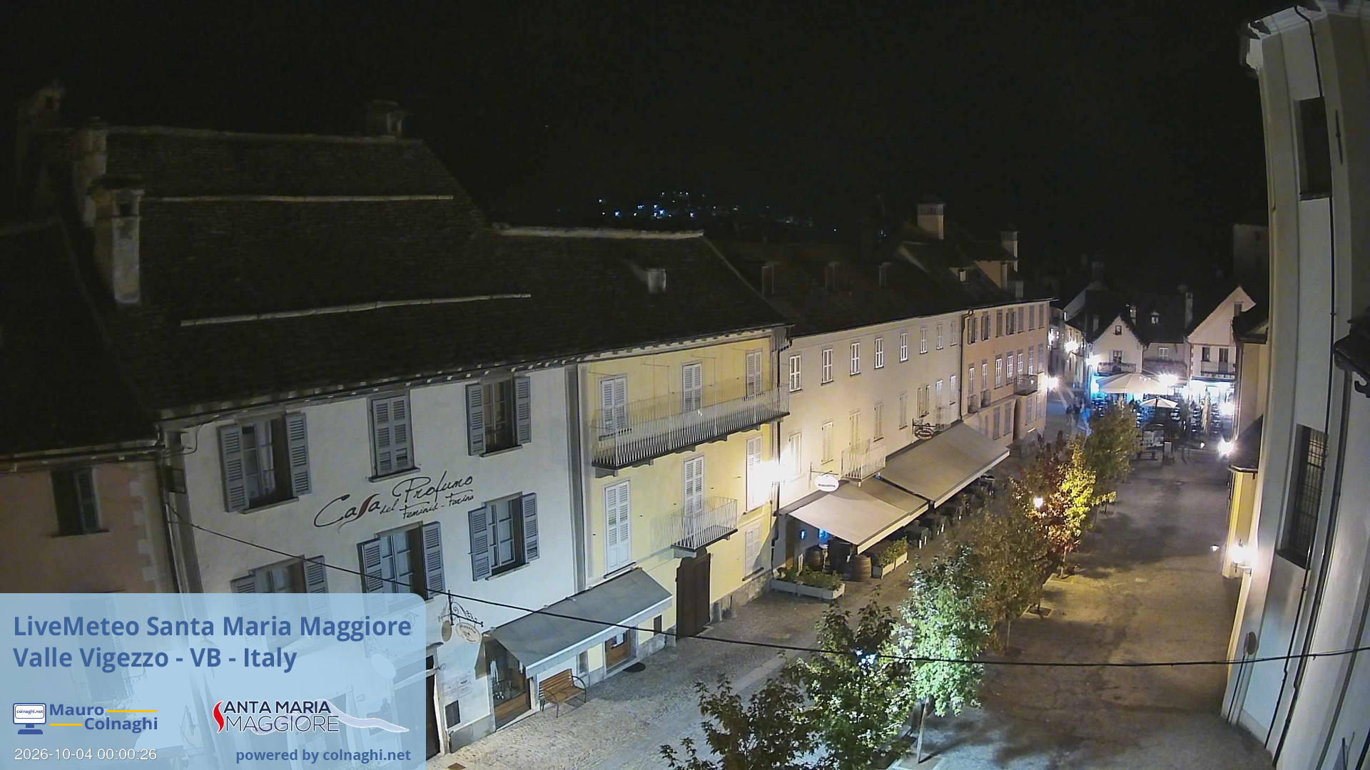 time-lapse frame, Santa Maria webcam