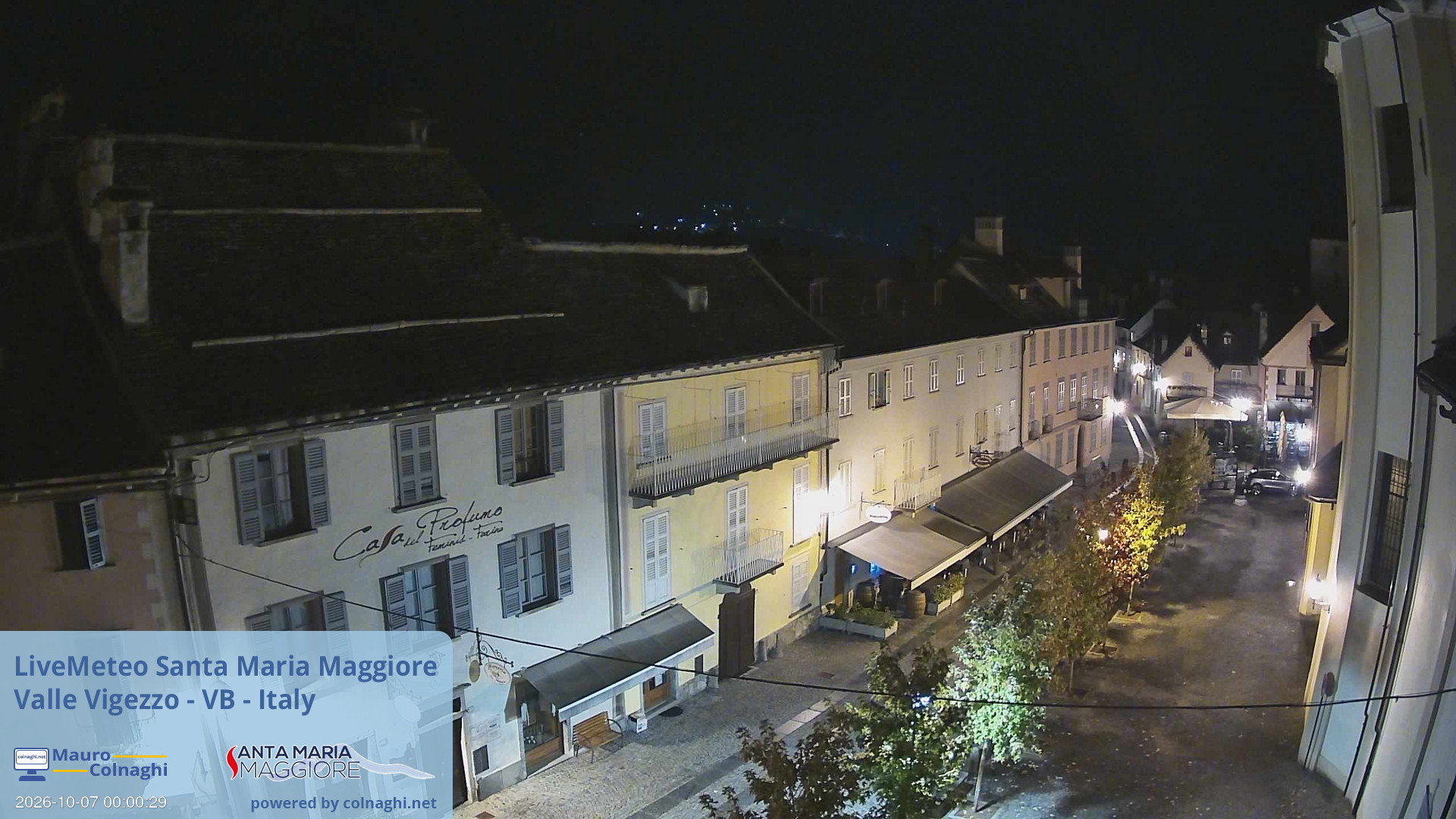 time-lapse frame, Santa Maria webcam