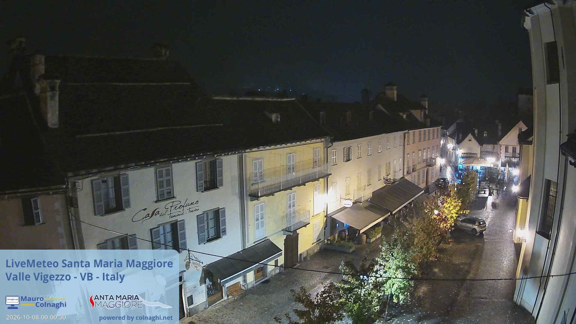 time-lapse frame, Santa Maria webcam