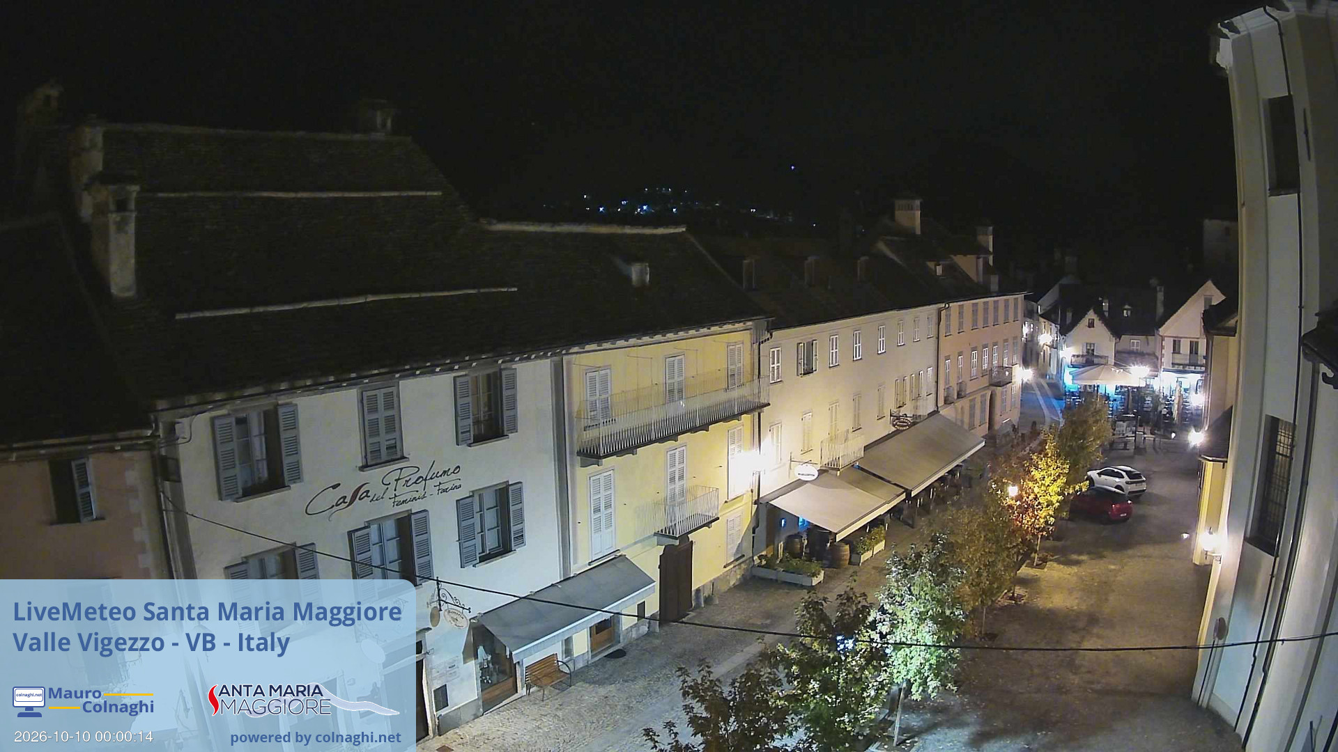 time-lapse frame, Santa Maria webcam
