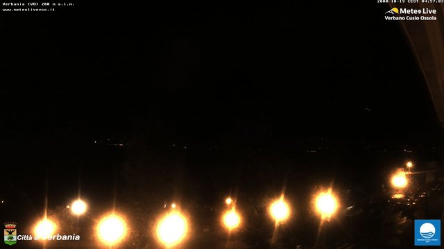 time-lapse frame, Verbania webcam
