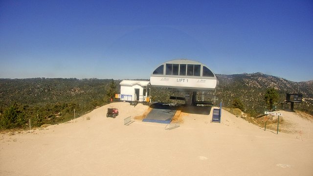 view from Snow Valley Peak Cam on 2026-09-23
