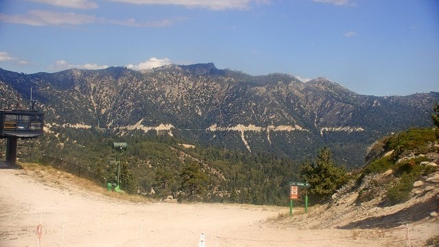 view from Snow Valley Peak Cam on 2026-09-24