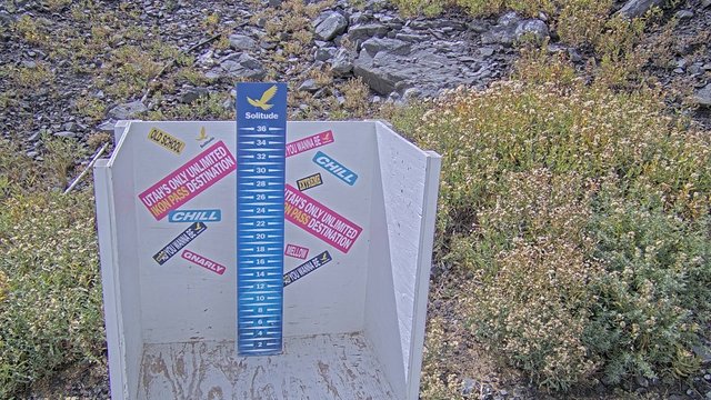 view from Solitude Snowstake Camera  on 2026-09-17