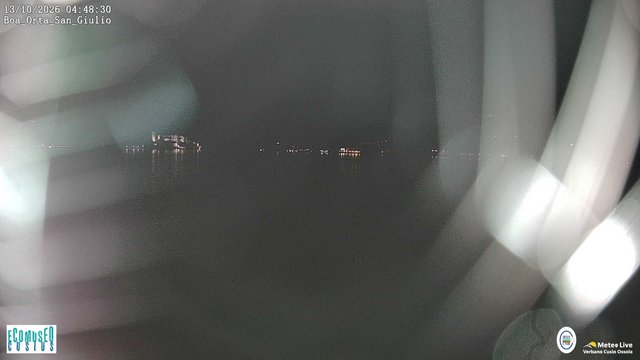 time-lapse frame, Orta San Giulio webcam