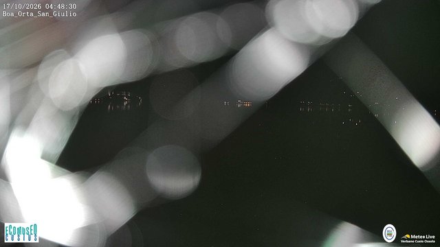 time-lapse frame, Orta San Giulio webcam