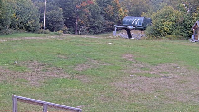 view from Sugarbush North Lynx Lift on 2026-09-17