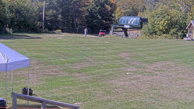 view from Sugarbush North Lynx Lift on 2026-09-19
