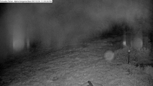 time-lapse frame, Palisades Tahoe Alpine Race webcam