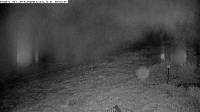 time-lapse frame, Palisades Tahoe Alpine Race webcam
