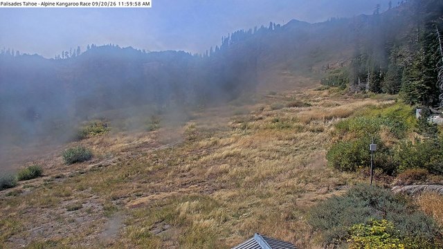 view from Palisades Tahoe Alpine Race on 2026-09-20