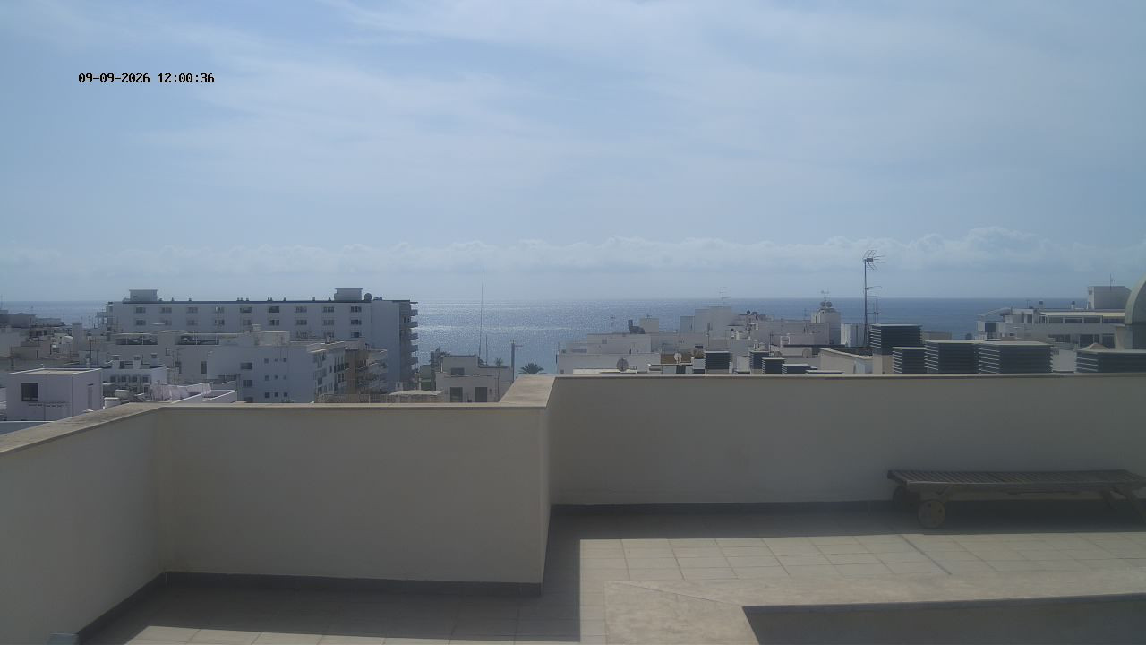 view from Santa Eulalia Wettercam on 2026-09-09