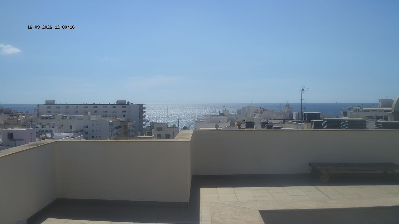 view from Santa Eulalia Wettercam on 2026-09-16