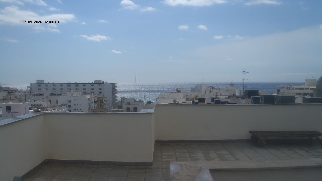 view from Santa Eulalia Wettercam on 2026-09-17
