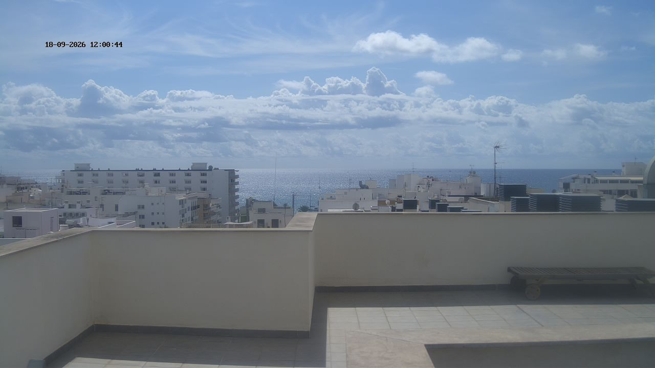 view from Santa Eulalia Wettercam on 2026-09-18