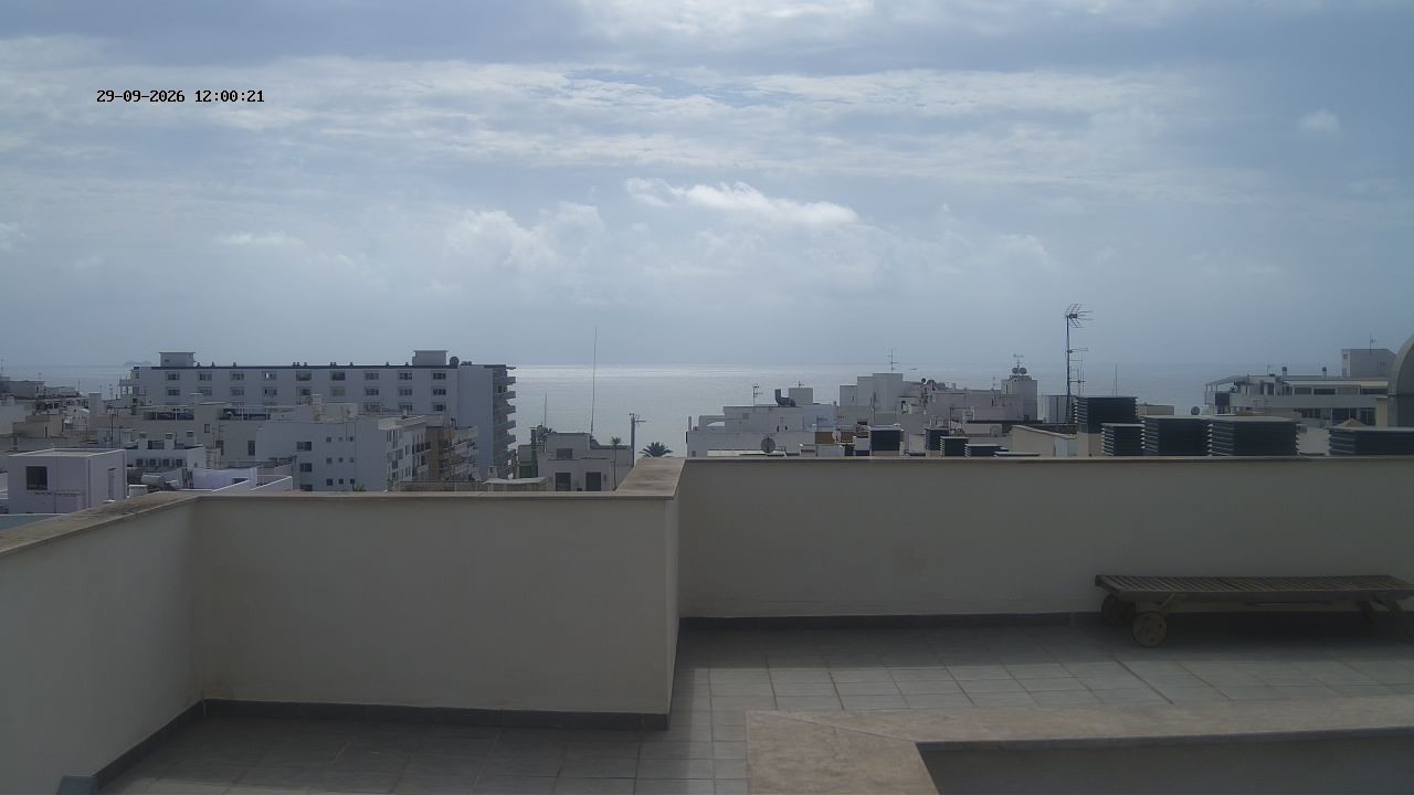 view from Santa Eulalia Wettercam on 2026-09-29