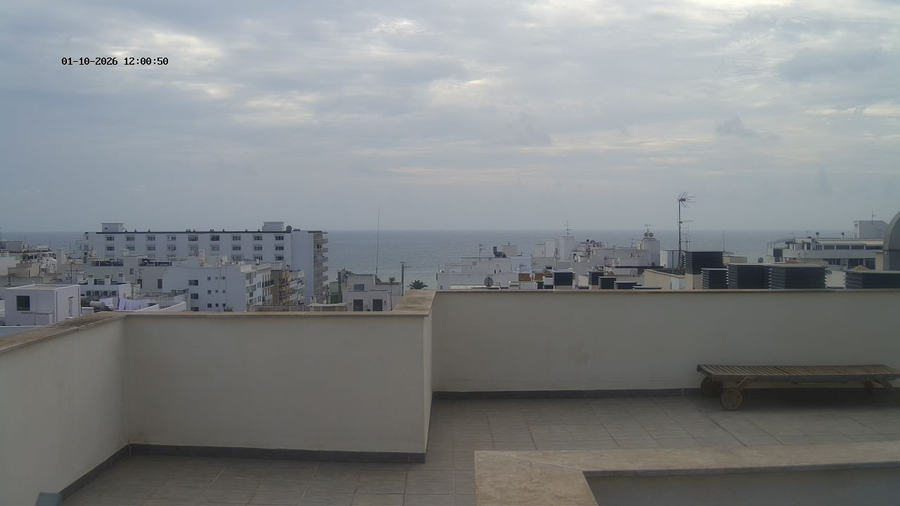 view from Santa Eulalia Wettercam on 2026-10-01