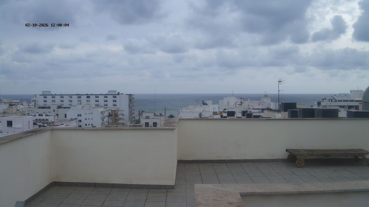 view from Santa Eulalia Wettercam on 2026-10-02