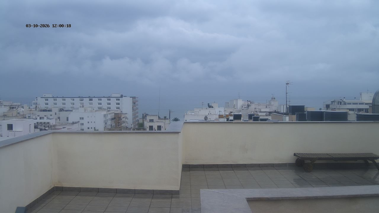 view from Santa Eulalia Wettercam on 2026-10-03