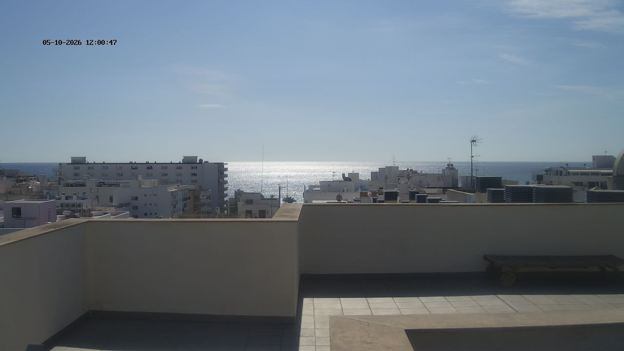 view from Santa Eulalia Wettercam on 2026-10-05