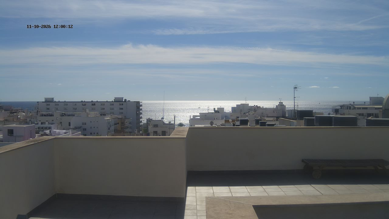 view from Santa Eulalia Wettercam on 2026-10-11